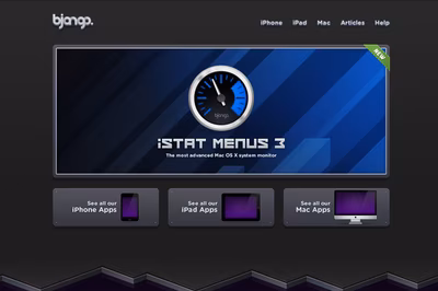 Bjango screenshot 1