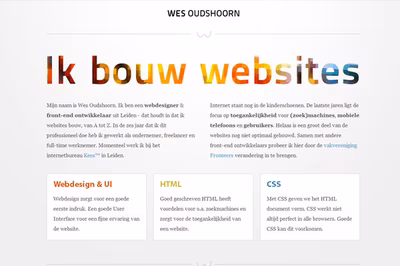 Wes Oudshoorn screenshot 1