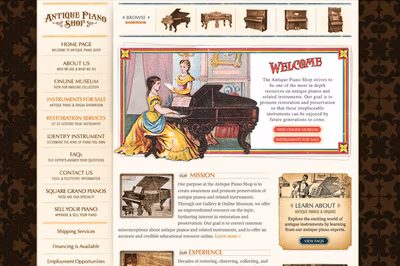 Antique Piano Shop screenshot 1