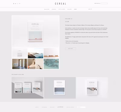 Cereal Magazine screenshot 8