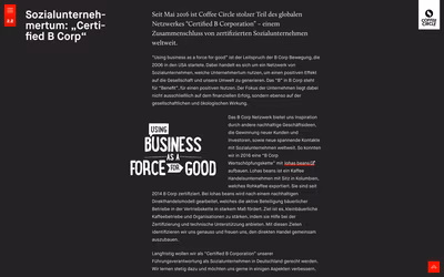 Coffee Circle Impact Report screenshot 3
