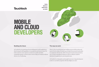 Touchtech screenshot 1