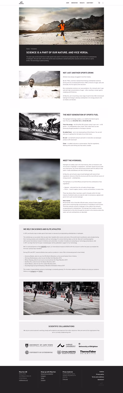 Maurten screenshot 5