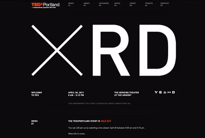 TEDx Portland screenshot 1