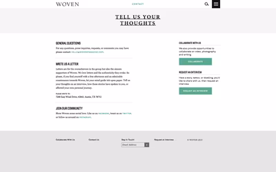 Woven Magazine screenshot 3