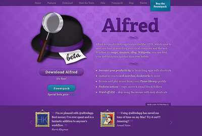 Alfred App screenshot 1