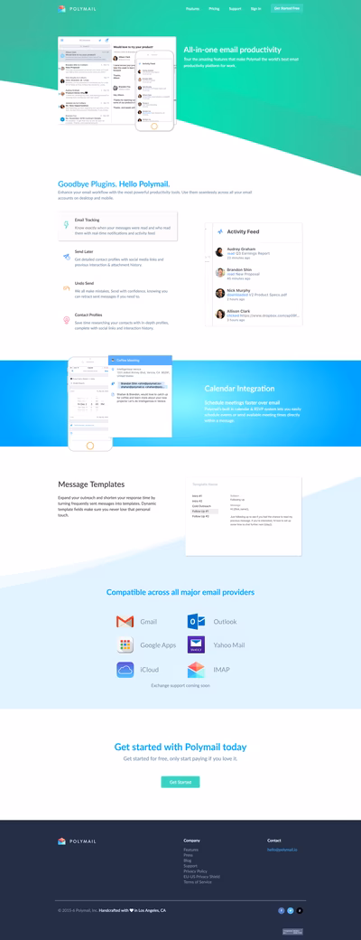 Polymail screenshot 2