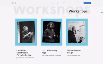 Awwwards Confernce screenshot 4