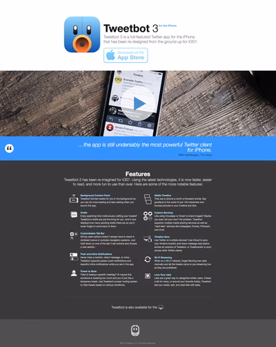 Tapbots screenshot 2