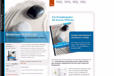 Einfach modernes Webdesign screenshot 1