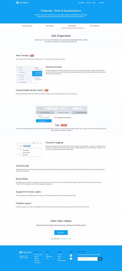 Postbox Inc screenshot 6