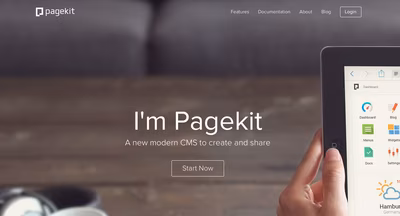 Pagekit screenshot 1