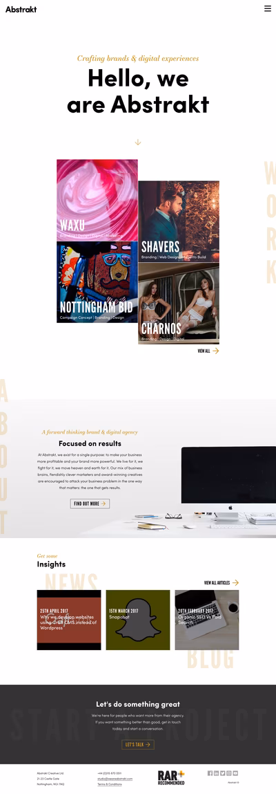 Abstrakt screenshot 1