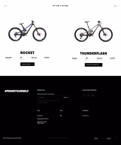 Prime Bicycles screenshot 2