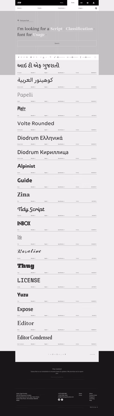 Indian Type Foundry screenshot 3