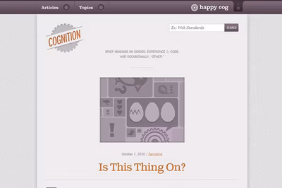 Cognition screenshot 1