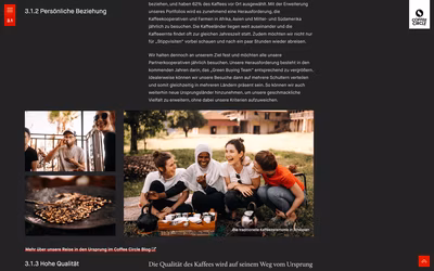 Coffee Circle Impact Report screenshot 5