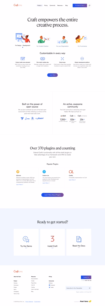 Craft CMS screenshot 2