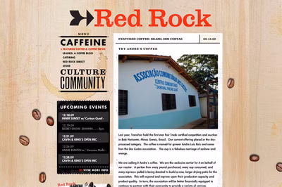 Red Rock Coffee screenshot 1