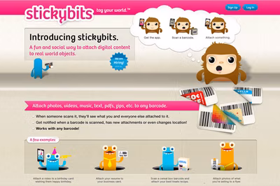 Stickybits screenshot 1
