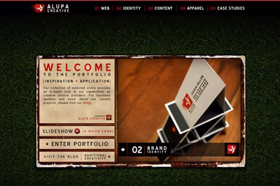 Alupa Creative Portfolio screenshot 1